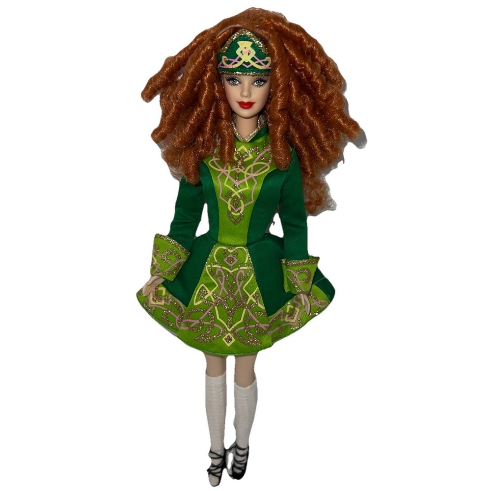 (…3)Irish Step Dance Barbie Doll 2006 Festivals of the World Collection